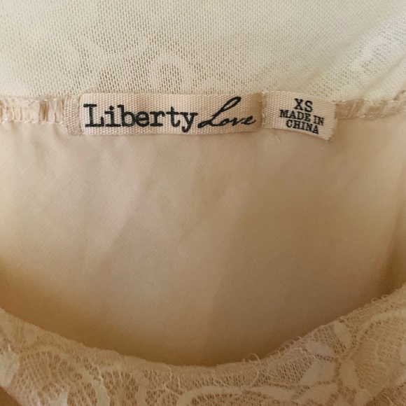 Lace Plush Layered Tank Top-Size: X-Small - Picture 5 of 6